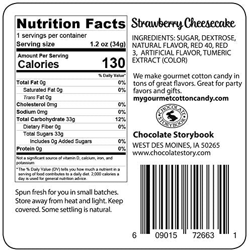 Cotton Candy- Strawberry Cheesecake