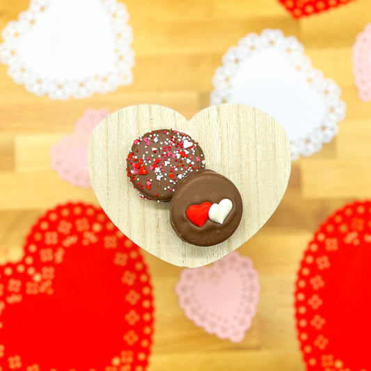 Valentine Chocolate Covered Oreos