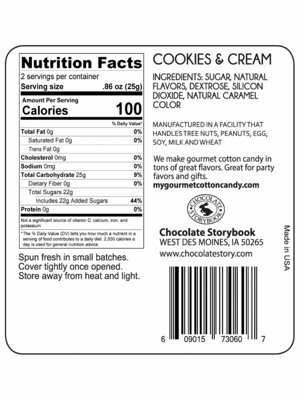 Cotton Candy - Cookies & Cream