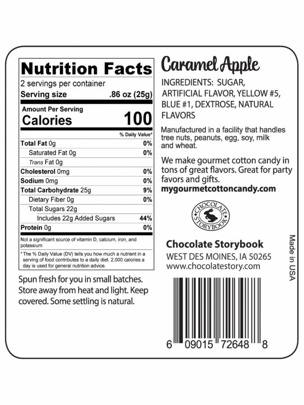 Cotton Candy - Caramel Apple
