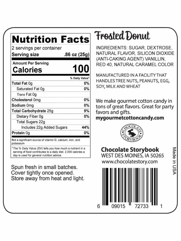 Cotton Candy - Frosted Donut