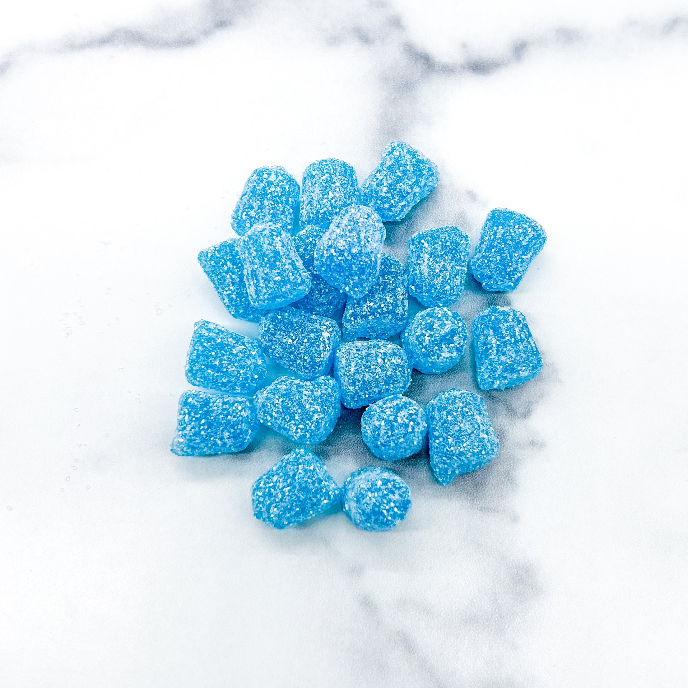 Mini Sour Blue Raspberry Gummis