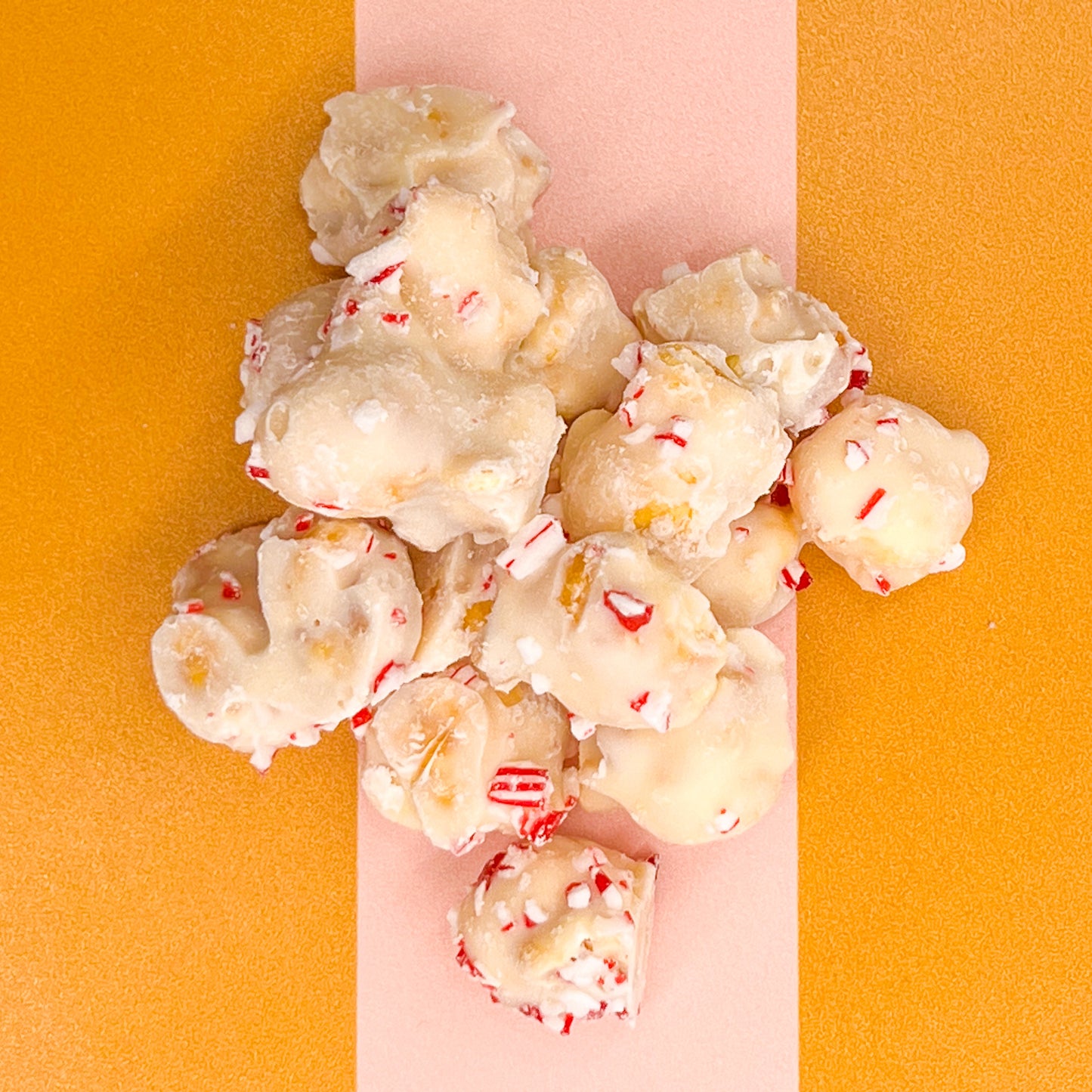 Candy Cane Crunch Popcorn