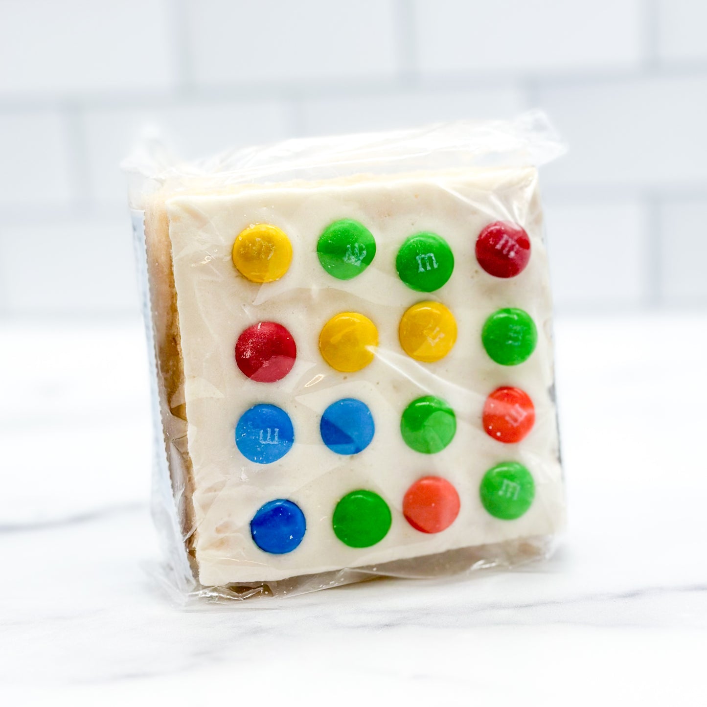 Chocolate Candy Buttons Crispycake