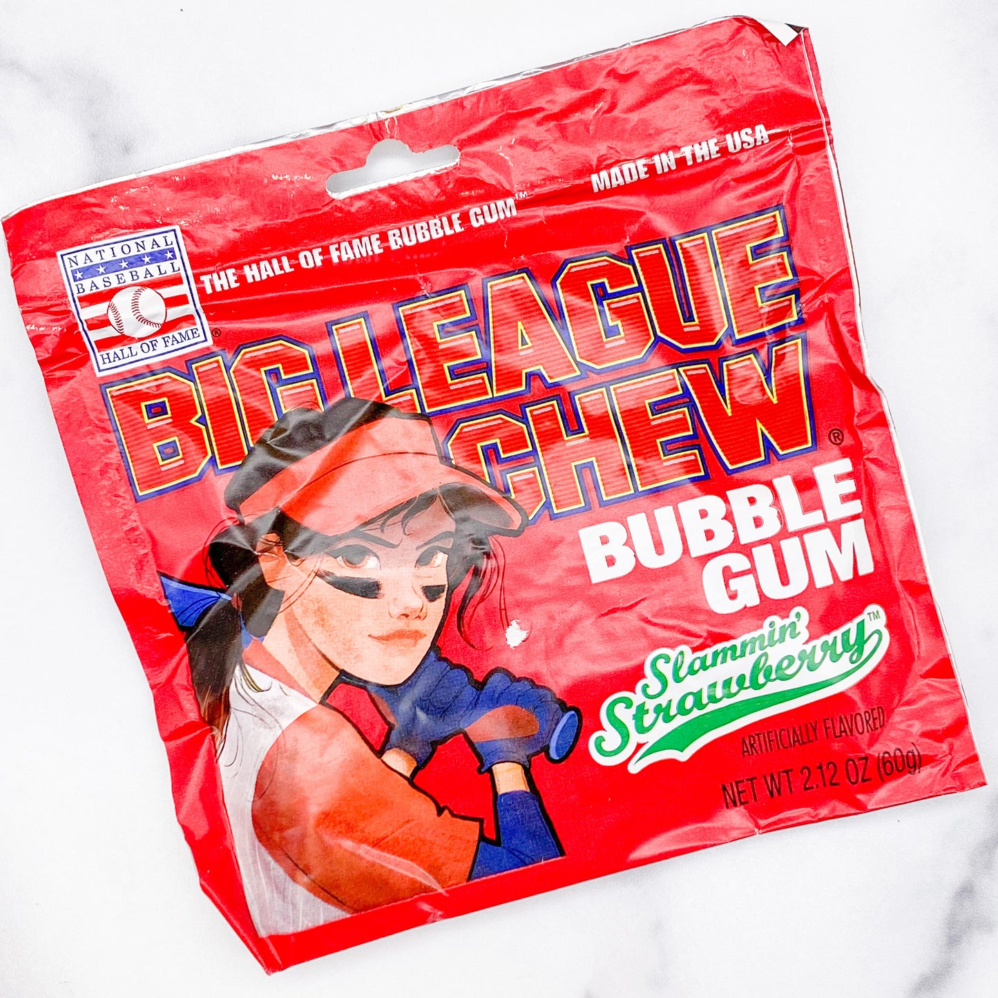 Big League Chew Slammin Strawberry