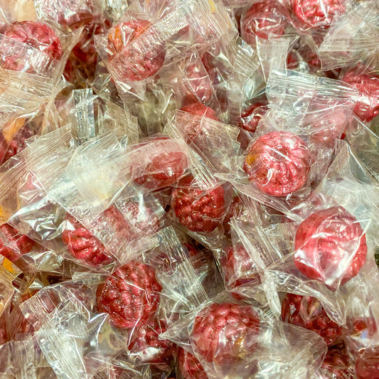 Filled Raspberries Hard Candy - 1lb. Bag