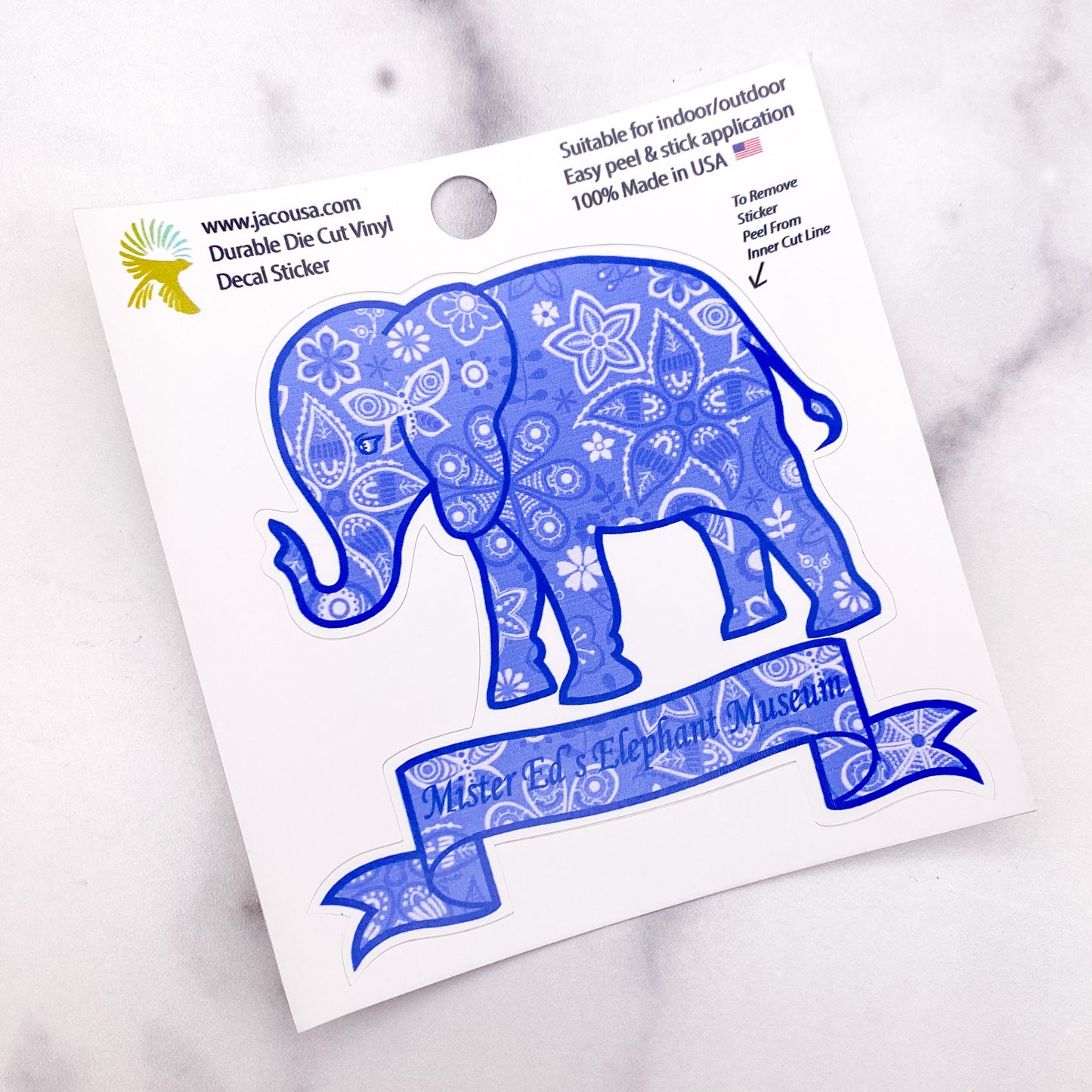 Elephant 4' Vinyl Decal