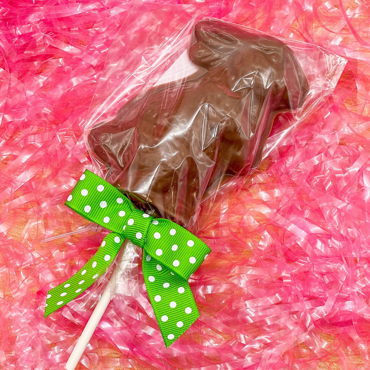 Bunny Real Chocolate Pops - Medium