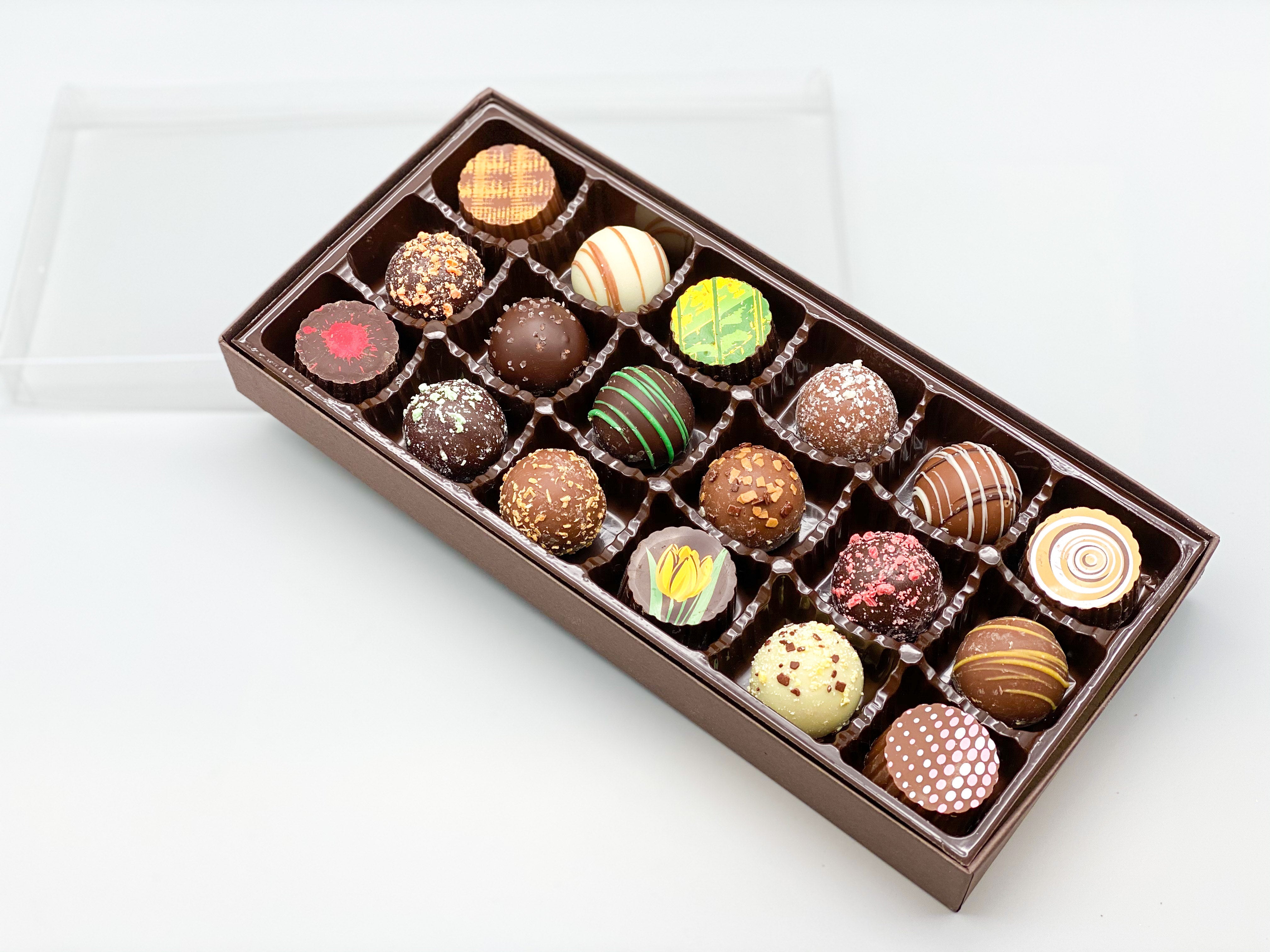 15 Piece Truffle Box Mister Ed's Elephant Museum & Candy Emporium