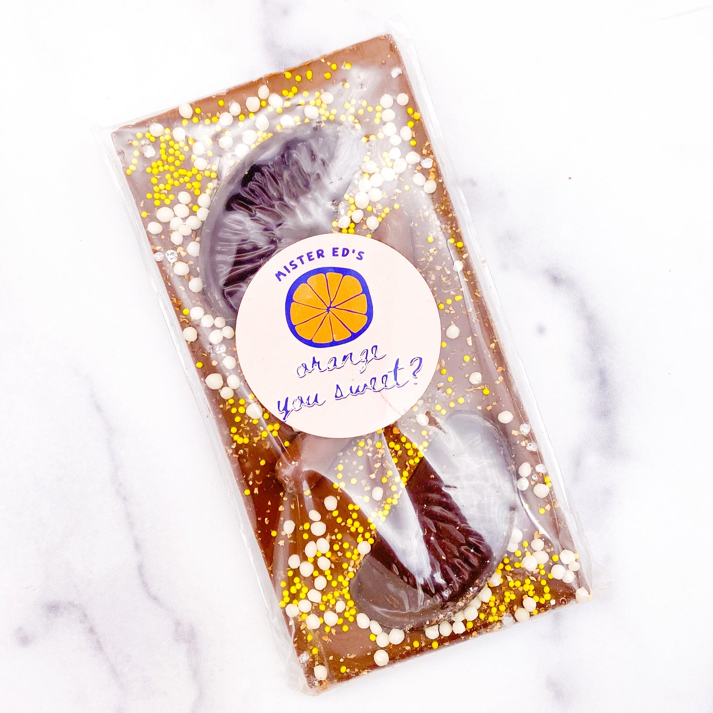 Homemade Chocolate Bar- Orange You Sweet