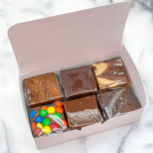 The Chocoholic Fudge Sampler Box