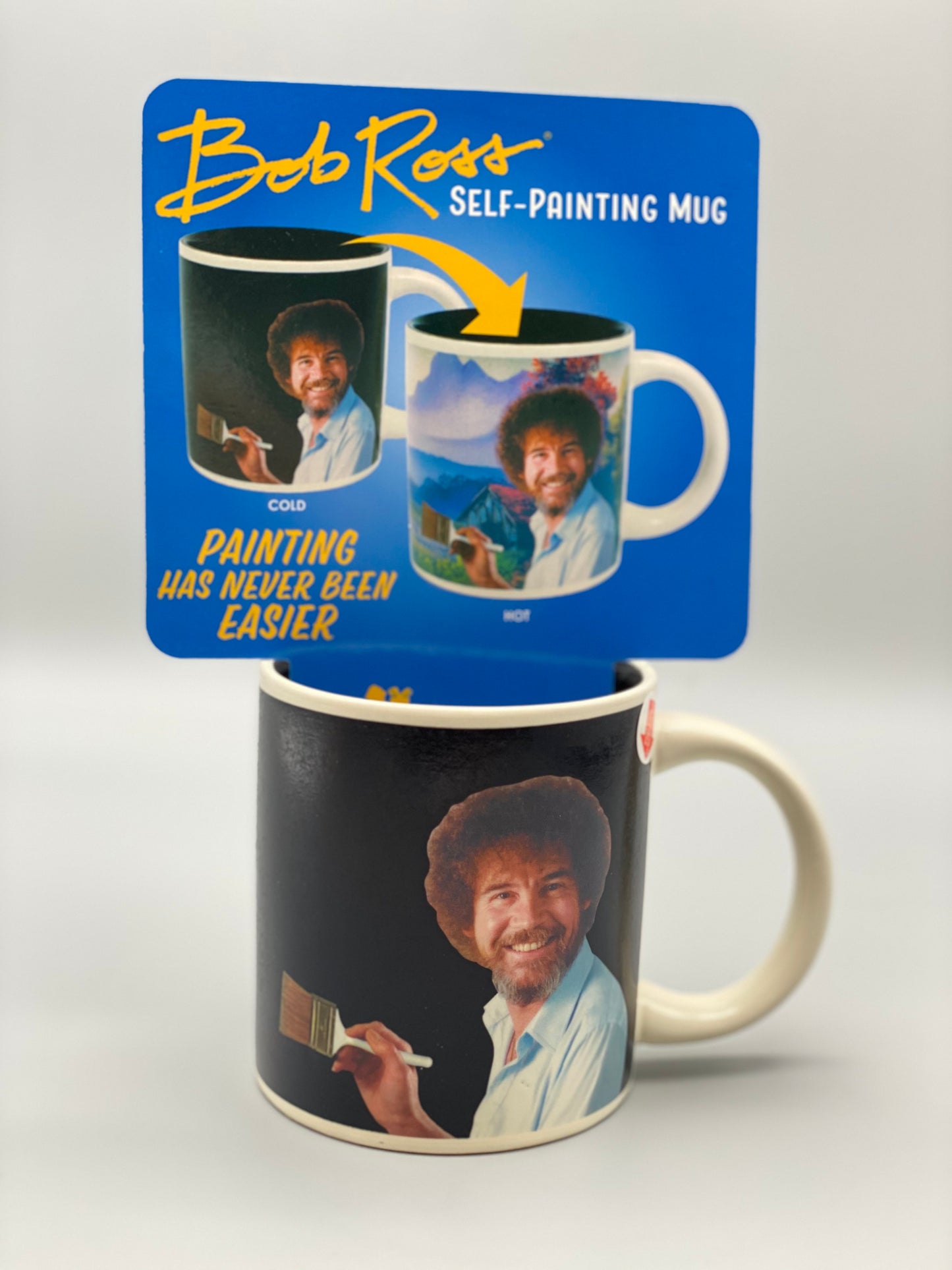 Bob Ross Self Painting Mug