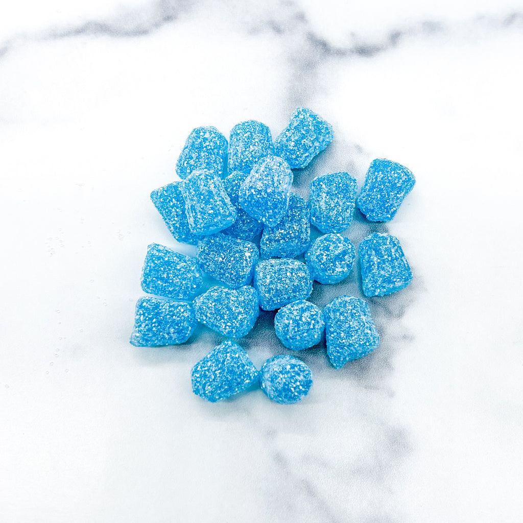 Mini Sour Blue Raspberry Gummis – Mister Ed's Elephant Museum
