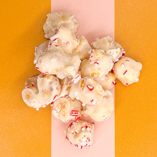 Candy Cane Crunch Popcorn
