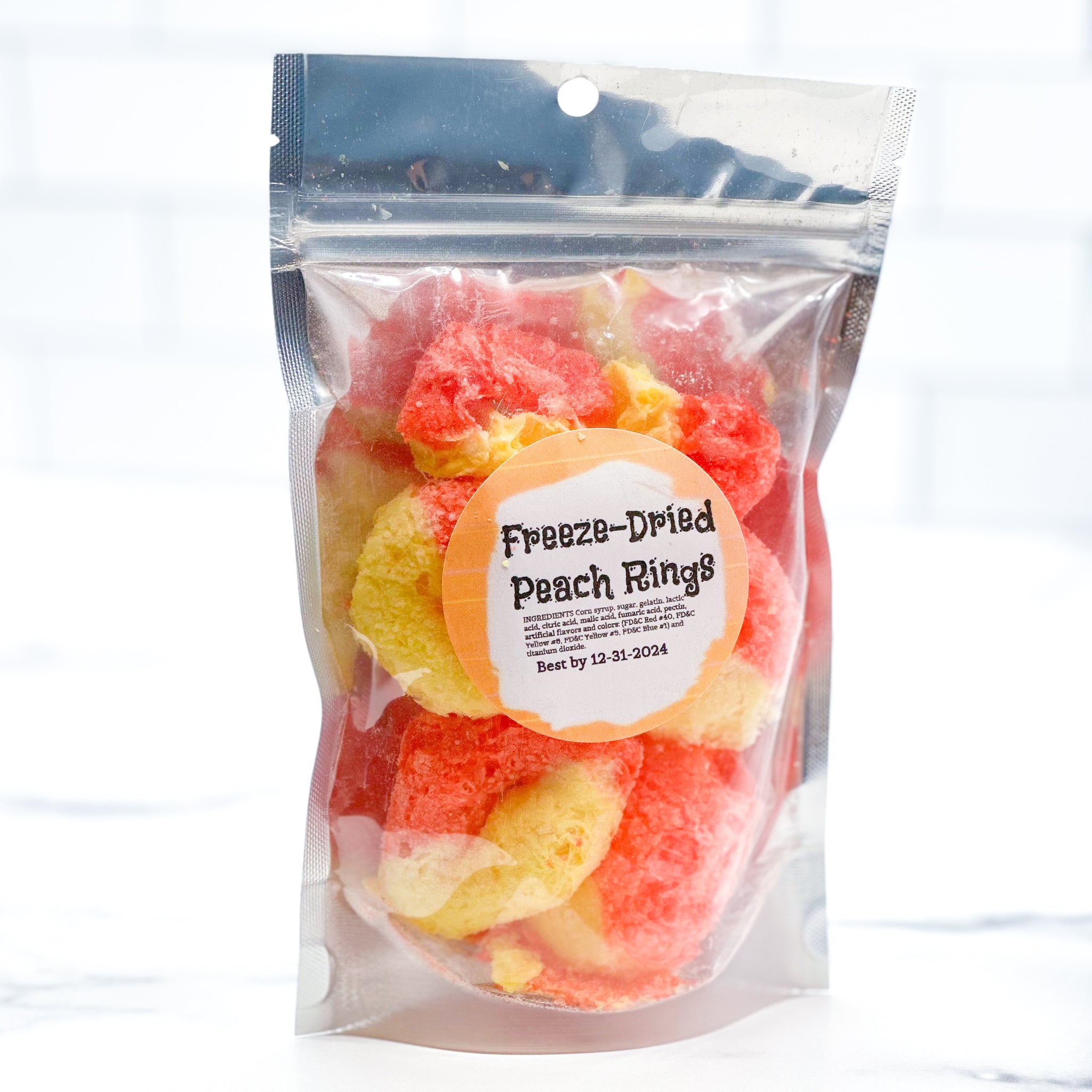 Freeze Dried Peach Rings β Mister Ed's Elephant Museum & Candy Emporium
