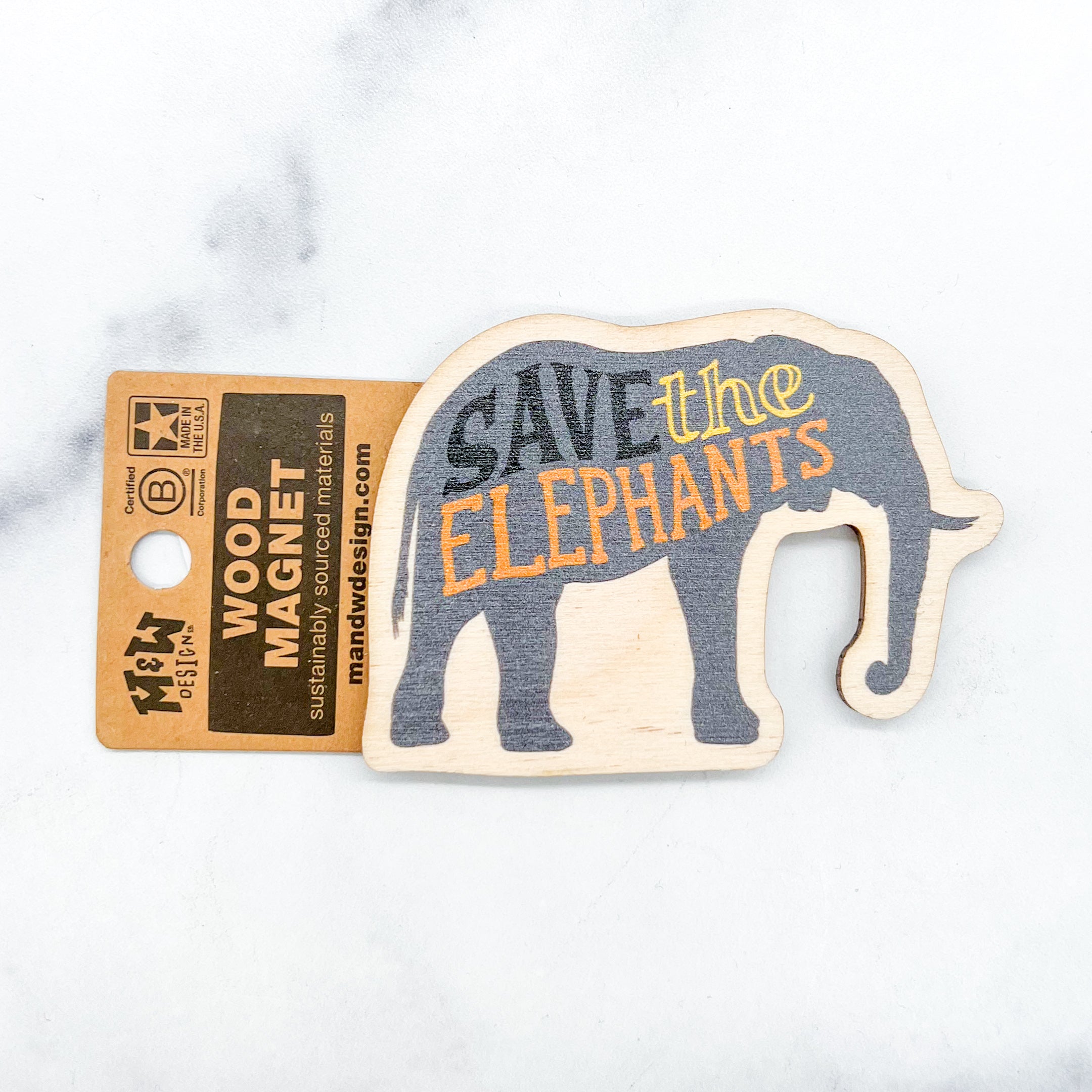 Save the Elephants Magnet – Mister Ed's Elephant Museum & Candy Emporium