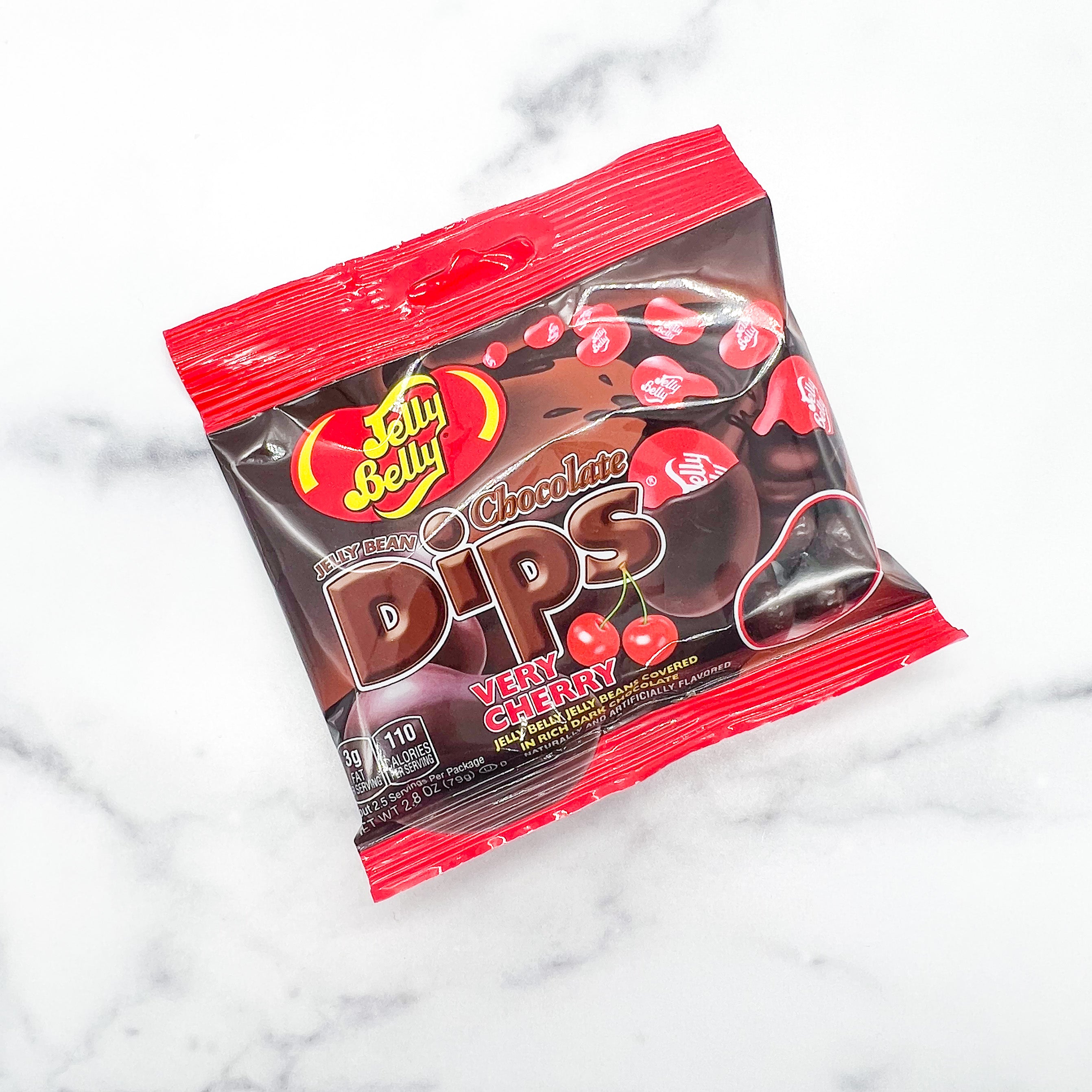 Jelly Belly 2.8OZ Chocolate Dips Very Cherry Bag Mister Ed's