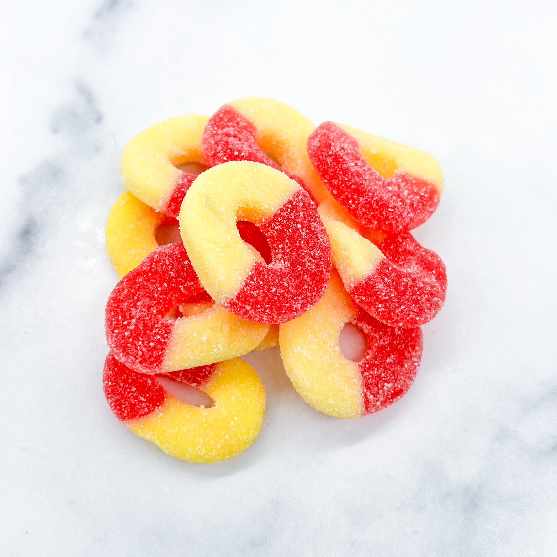 Strawberry Banana Gummi Rings Mister Ed's Elephant Museum & Candy