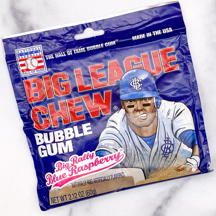 Big League Chew - Blue Raspberry – Mister Ed's Elephant Museum & Candy ...