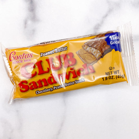 Costas Peanut Butter Club Sandwich