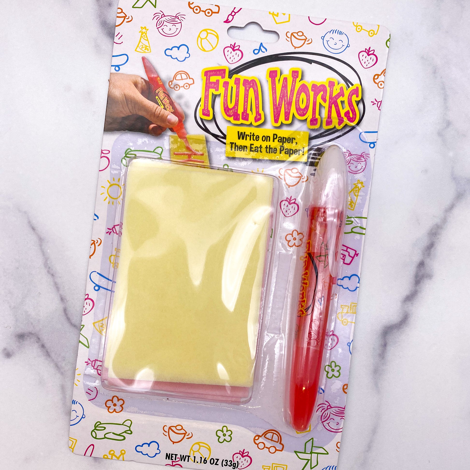 Fun Works Edible Note Paper Fun Factory - Edible Paper – Mister Ed's Elephant Museum & Candy Emporium