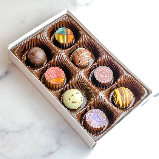 8 Piece Truffle Box - Favorites Assortment