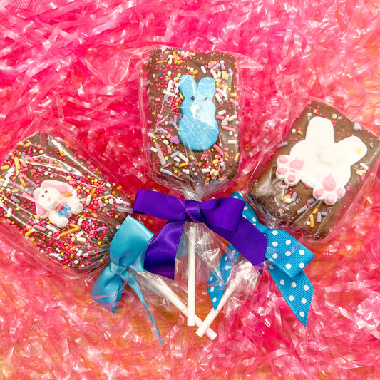 Seasonal Chocolate Covered Rice Krispies Treat