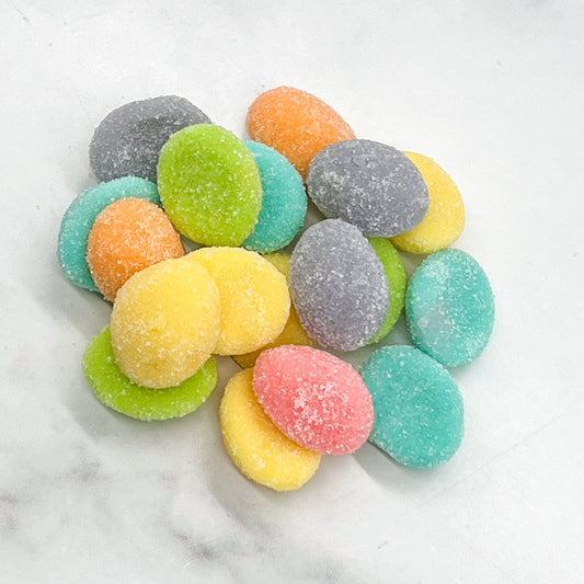 Sanded Gummi Eggs