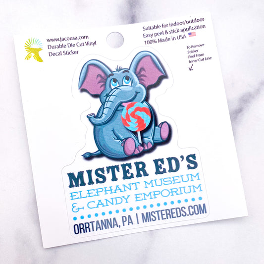 Mister Eds Logo Vinyl Sticker