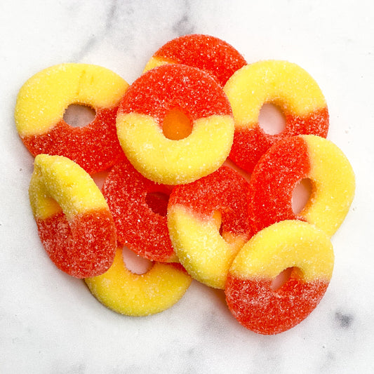 Peach Gummi Rings