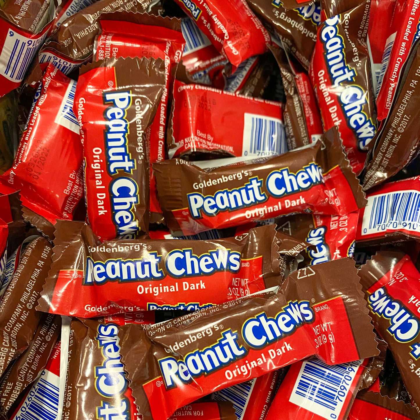 Peanut Chews - Milk or Dark - 1lb. Bag