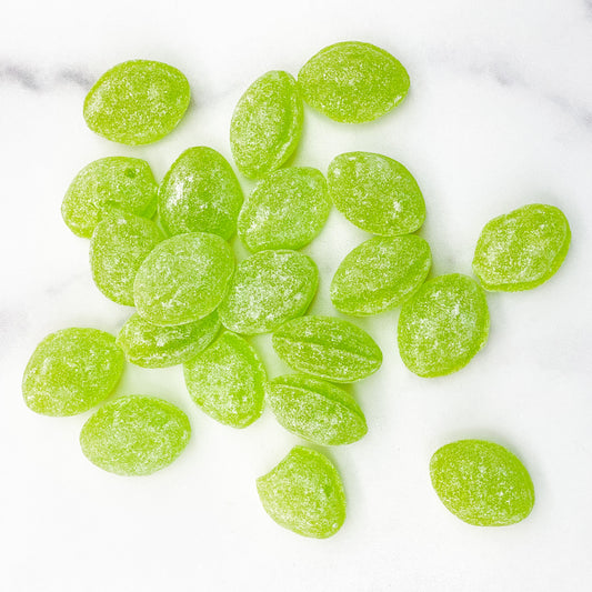 Sanded Green Apple Hard Candy