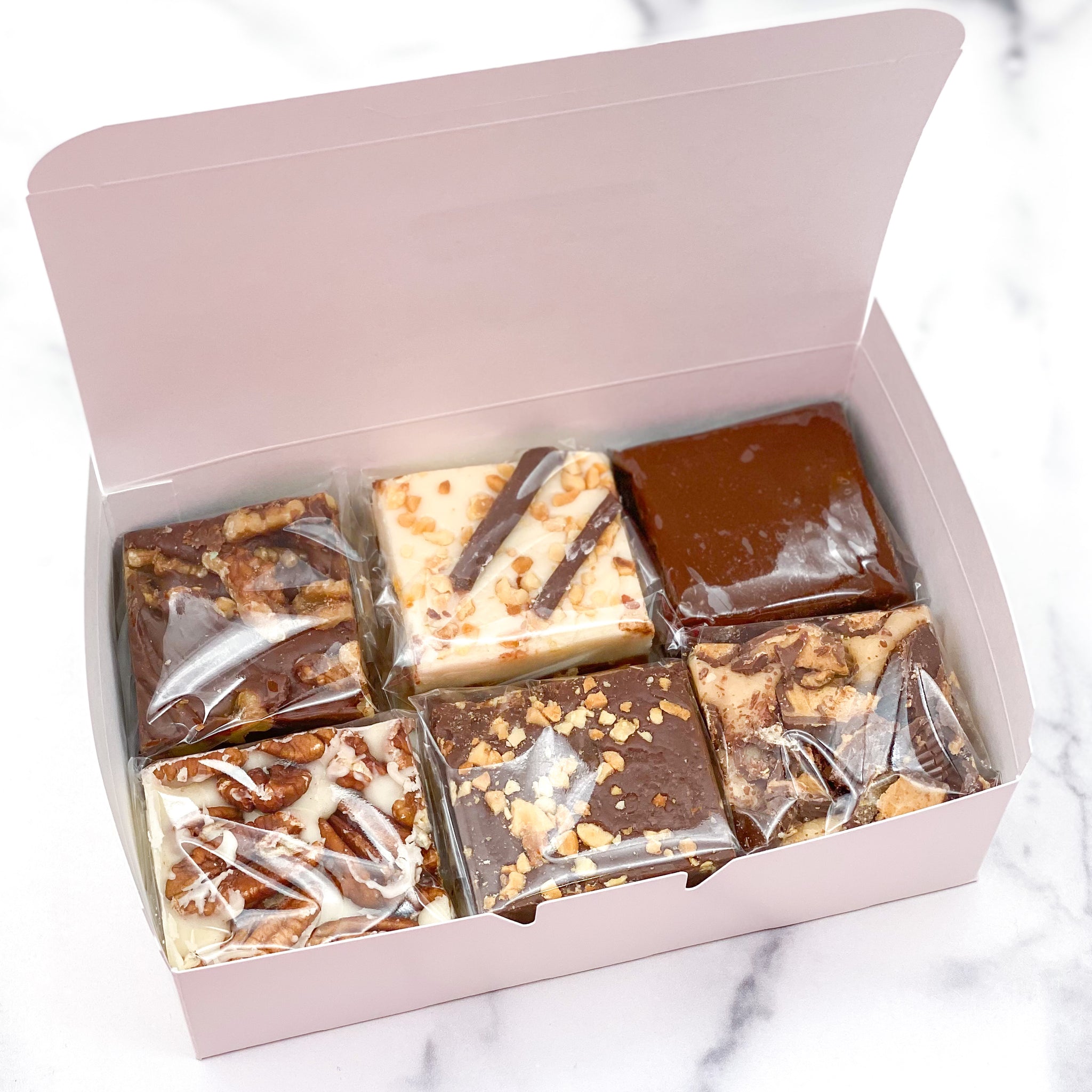 The Nutty One Fudge Sampler Box – Mister Ed's Elephant Museum & Candy ...