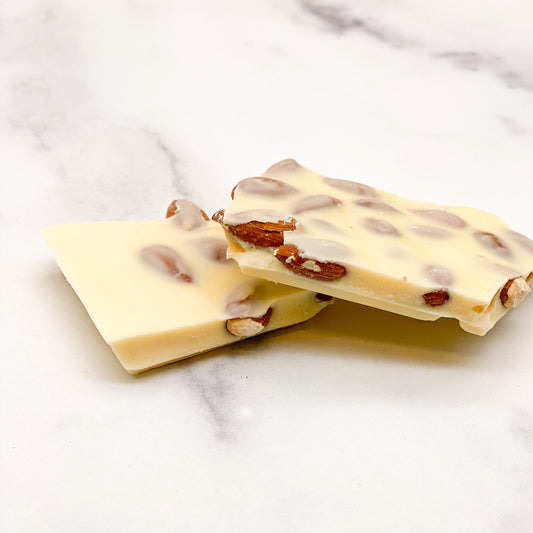 White Chocolate Almond Bark