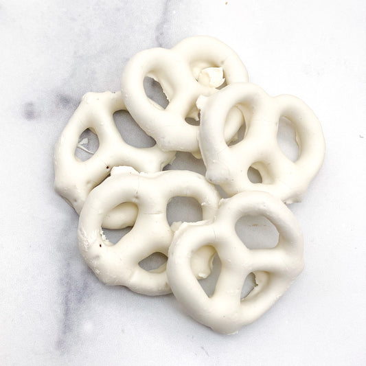 White Yogurt Covered Pretzels